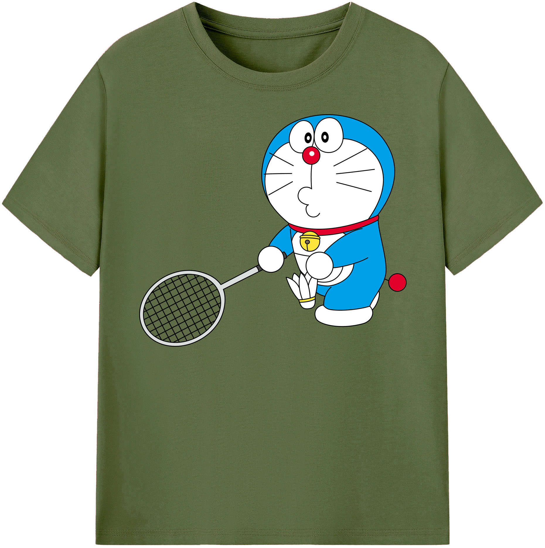 （画像用） ドラえもん Doraemon 綿100％半袖Tシャツ（フロントプリント）